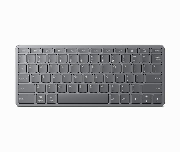 Produktbild Lenovo Multi-Device Draadloos Toetsenbord QWERTY (ZG38C05820) (US, Kabelgebunden, Kabellos)