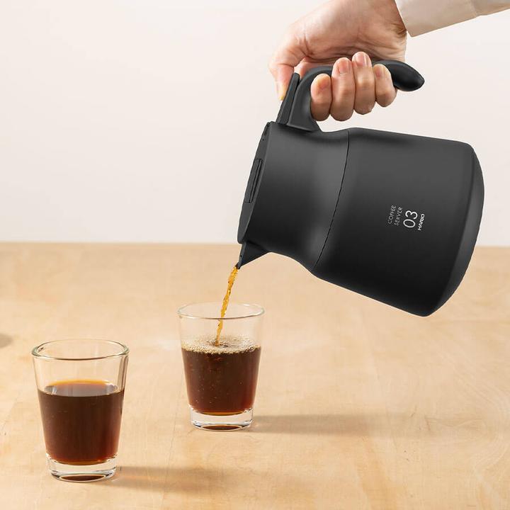 Image du produit Hario Serveur isolé en acier inoxydable V60-03 PLUS Noir - 800 ml (0.80 l)