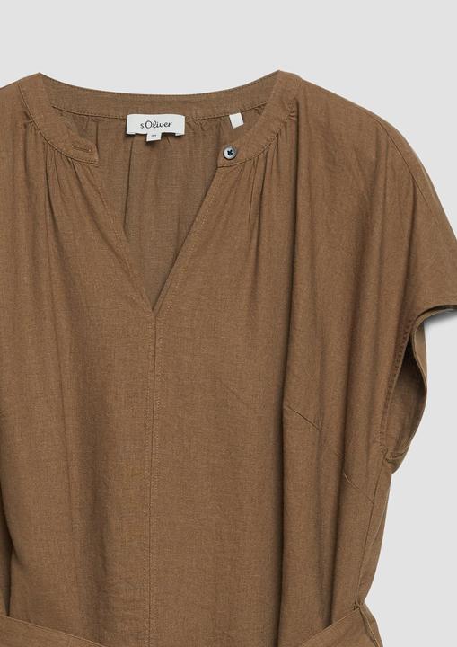 Produktbild s.Oliver Leinenmix-Kleid mit Eingrifftaschen (50)