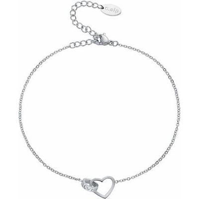 Crystalp, Armschmuck, Stylish Steel Ankle Guard Together 29004.E