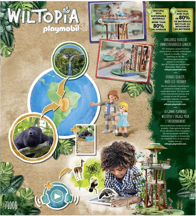 Produktbild Playmobil Forschungsturm mit Kompass (71008, Playmobil Wiltopia)