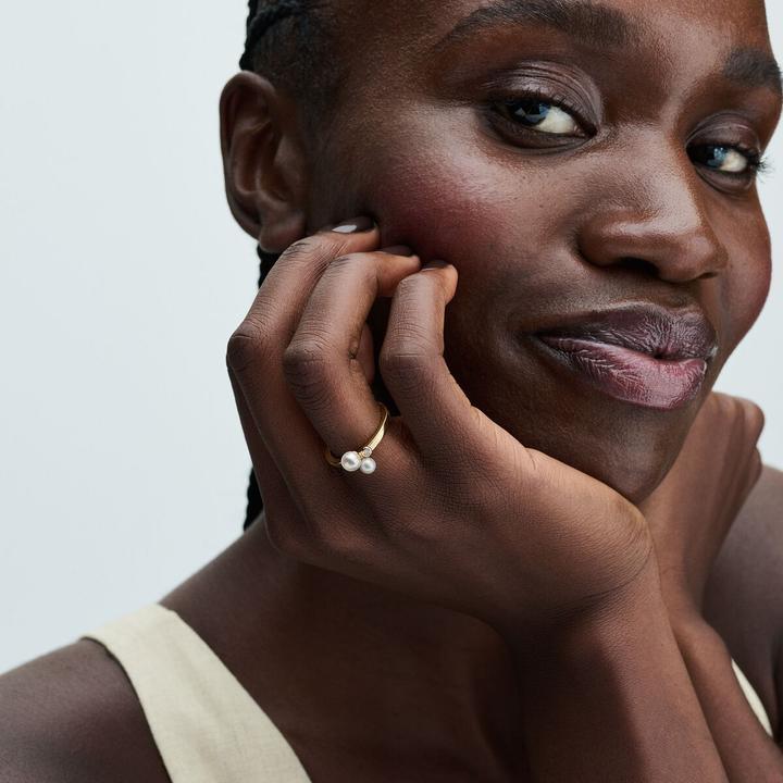 Produktbild Pandora Duo Behandelte Süsswasserzuchtperlen Ring (50)