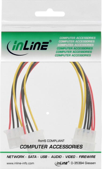 Produktbild Aquatuning 4-Pin Molex Y-Splitter doppelt