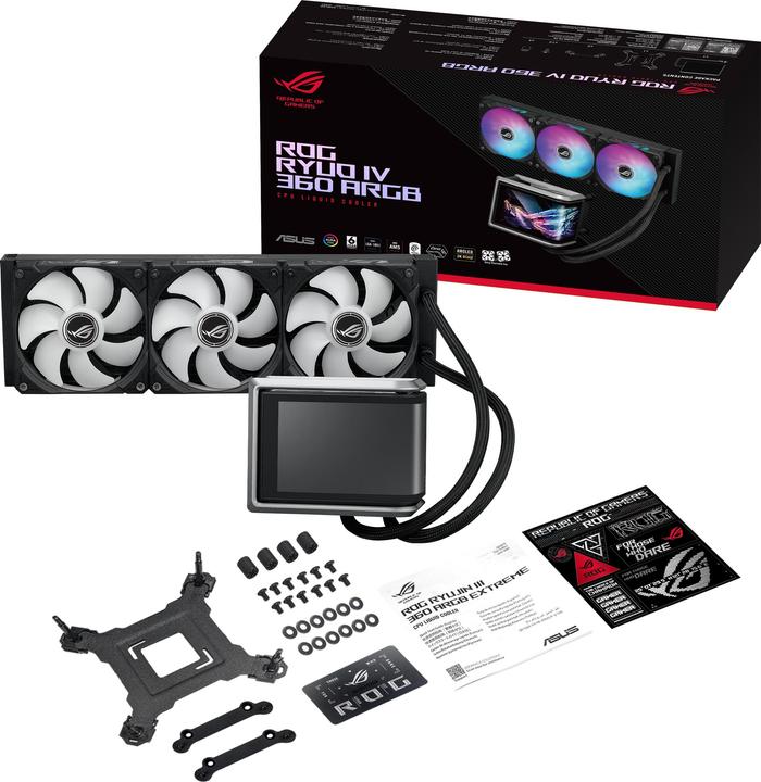Actual product image ASUS WAK ROG RYUO IV 360 ARGB