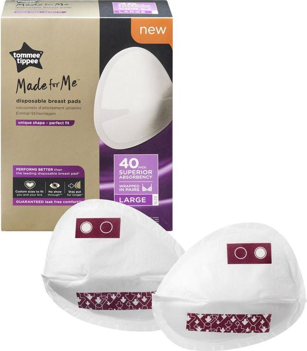 Actual product image Tommee Tippee pads in bra, L, white, 40 pcs, 423635 (40 x)