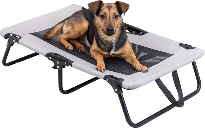 Actual product image Trixie Dog lounger Strong Edition, 79 x 19 x 50 cm, Grey / Black (Dog)