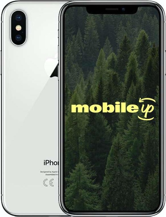 Produktbild Apple iPhone X (64 GB, Silver, 5.80", 12 Mpx, Single SIM, A / Wie neu)