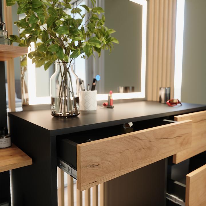 Produktbild Vicco Sherry mit LED-Spiegel (90 x 40 x 75 cm)