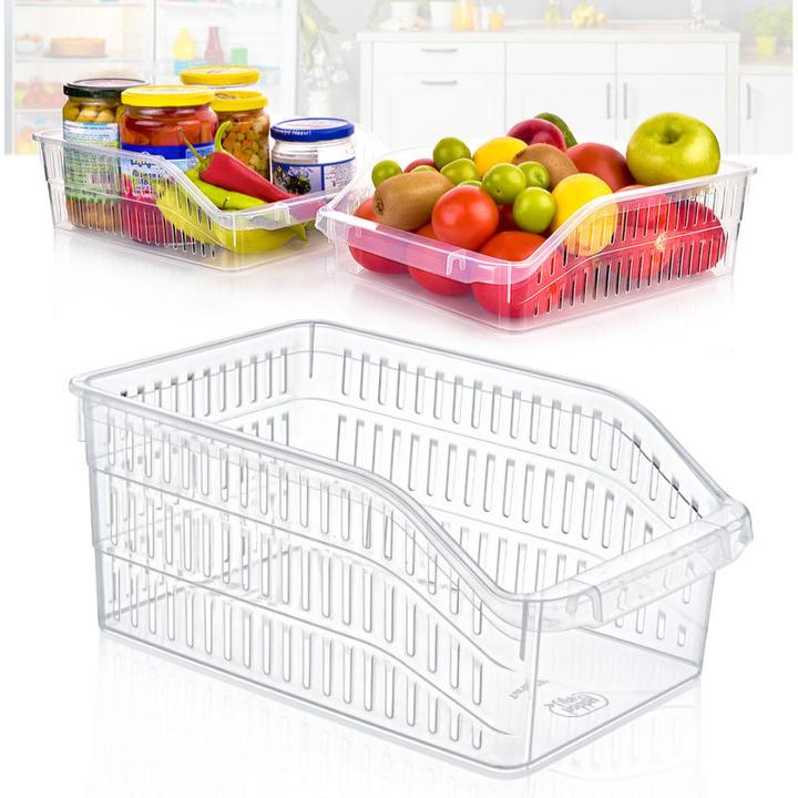 Actual product image Hermex Fridge Box Fridge Organiser Storage Box Kitchen Container