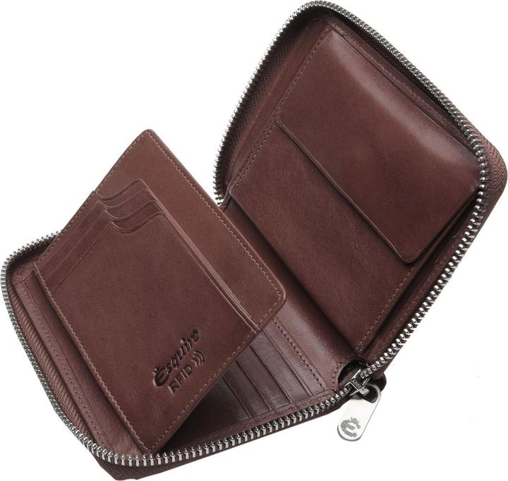 Actual product image Esquire Toscana wallet RFID leather 10.5 cm