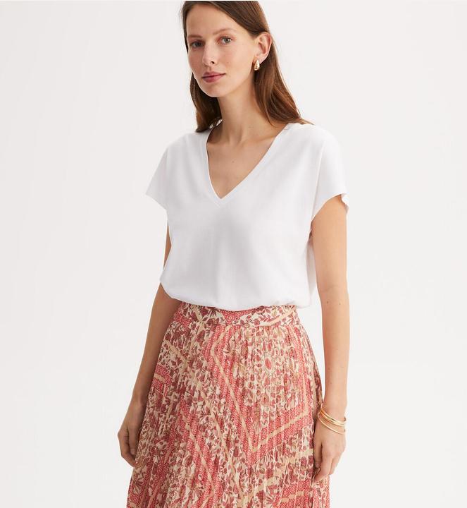 Actual product image Anne Weyburn T-Shirt mit V-Ausschnitt (38)