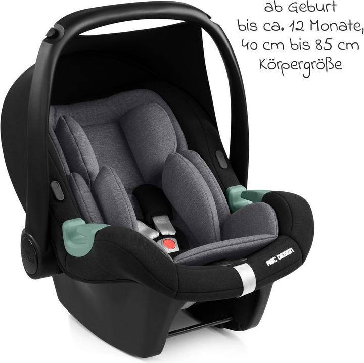 Actual product image ABC Design ABC Tulip baby car seat i-Size / 0 to approx. 13 kg (Baby car seat, ECE R129/i-Size Standard)