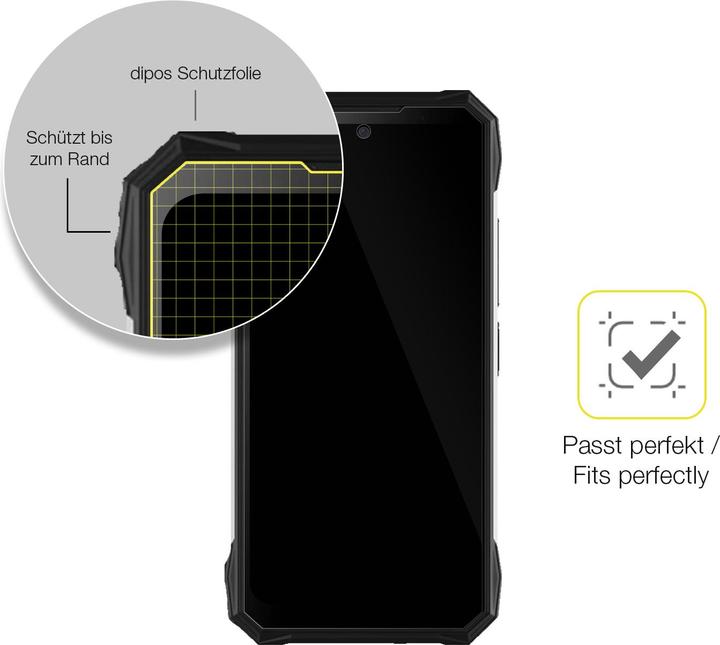 Actual product image Dipos Screen Protector Full-Cover 3D (2 pcs., Doogee S89 Pro)