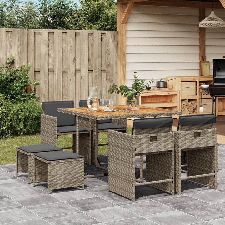 Actual product image vidaXL Garten Essgruppe (110 x 106 x 73 cm)
