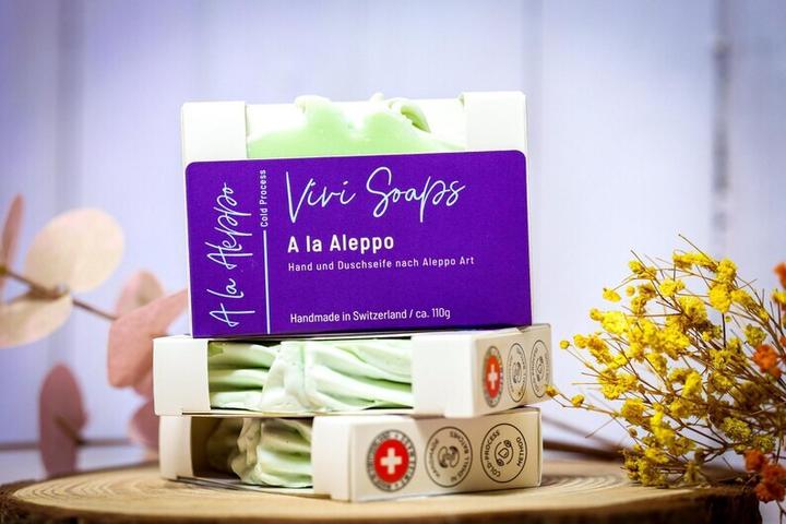 Produktbild Vivi Soaps Seife A la Aleppo (Hartseife, 110 g)