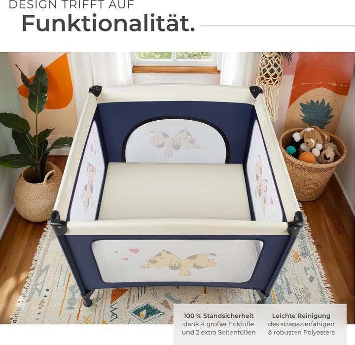 Immagine prodotto tectake Box bambini Tommy Junior 105 x 105 x 78 cm (105 cm, 105 cm)