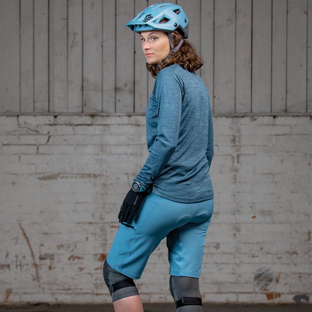 Thumbnail - iXS, Damen, Velotrikot, Flow Longsleeve Radtrikot (36), Blau, 36