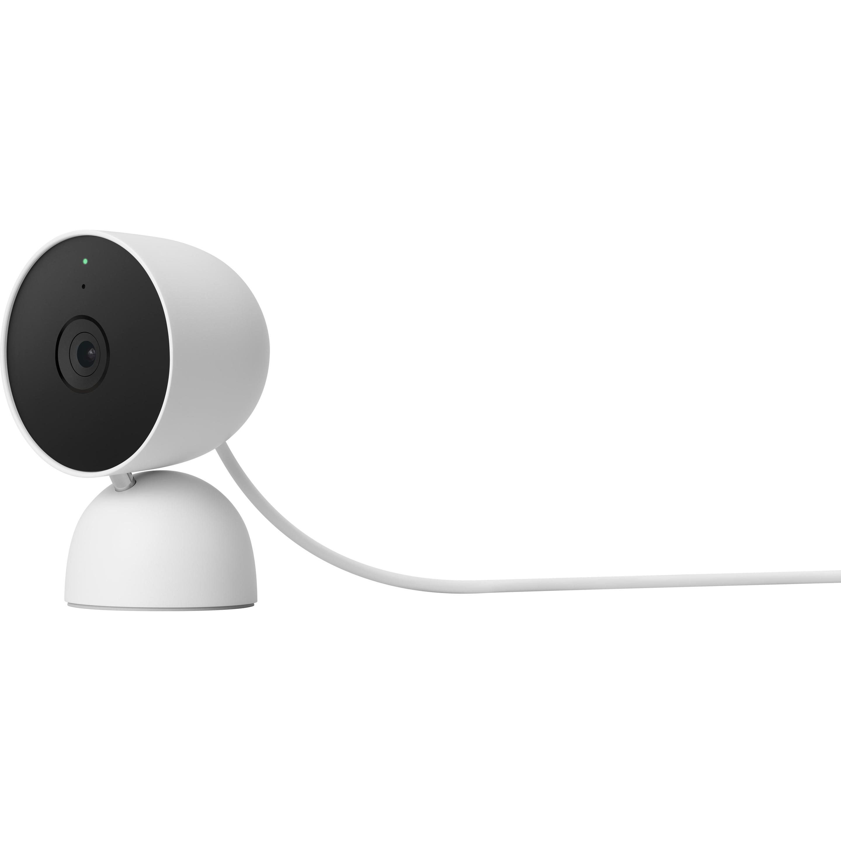 Google Nest Cam (1920 x 1080 Pixels), Netzwerkkamera, Schwarz, Weiss