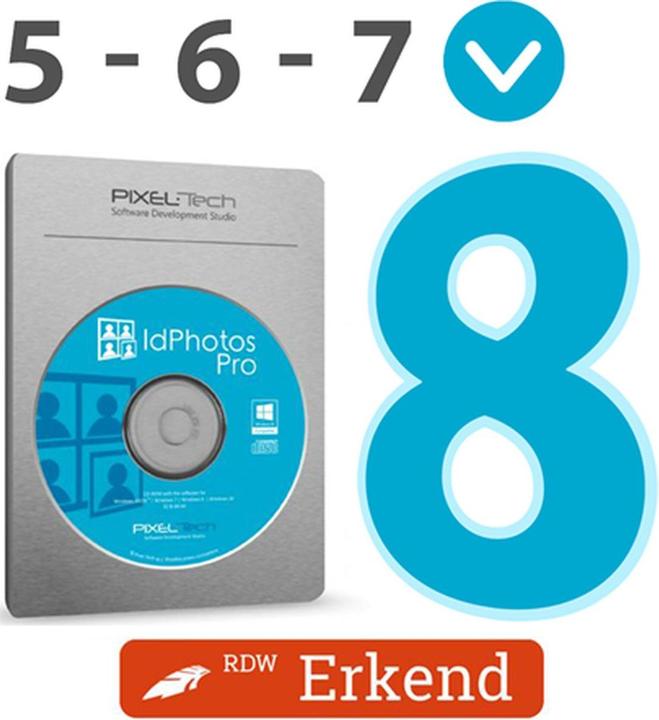 Actual product image Pixel-Tech IdPhotos Upgrade incl. 1 year licence