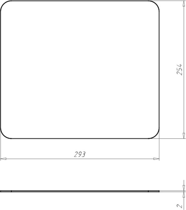 Actual product image Kaiser KAI 1092-95 Replacement lid for 240x284mm flame retardant