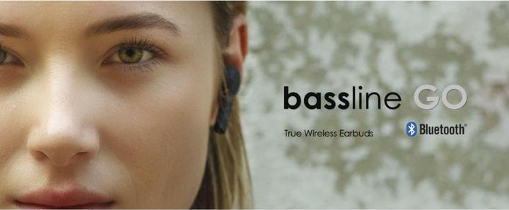 Actual product image Boompods Bassline GO Bluetooth® HiFi In Ear Headphones In Ear Headset, Volume Control, Sweat Resistant... (NC, 7 h, Wireless)
