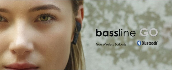 Actual product image Boompods Bassline GO Bluetooth® HiFi In Ear Headphones In Ear Headset, Volume Control, Sweat Resistant... (NC, 7 h, Wireless)