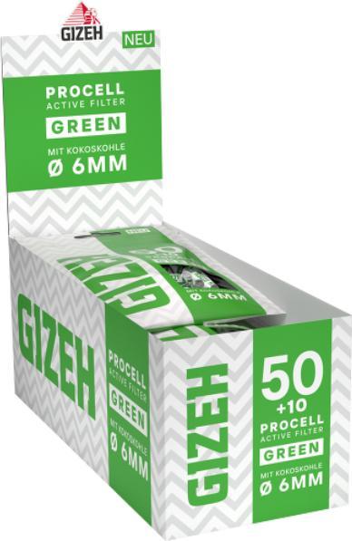 Produktbild Gizeh Aktivkohlefilter 6 mm ProCell