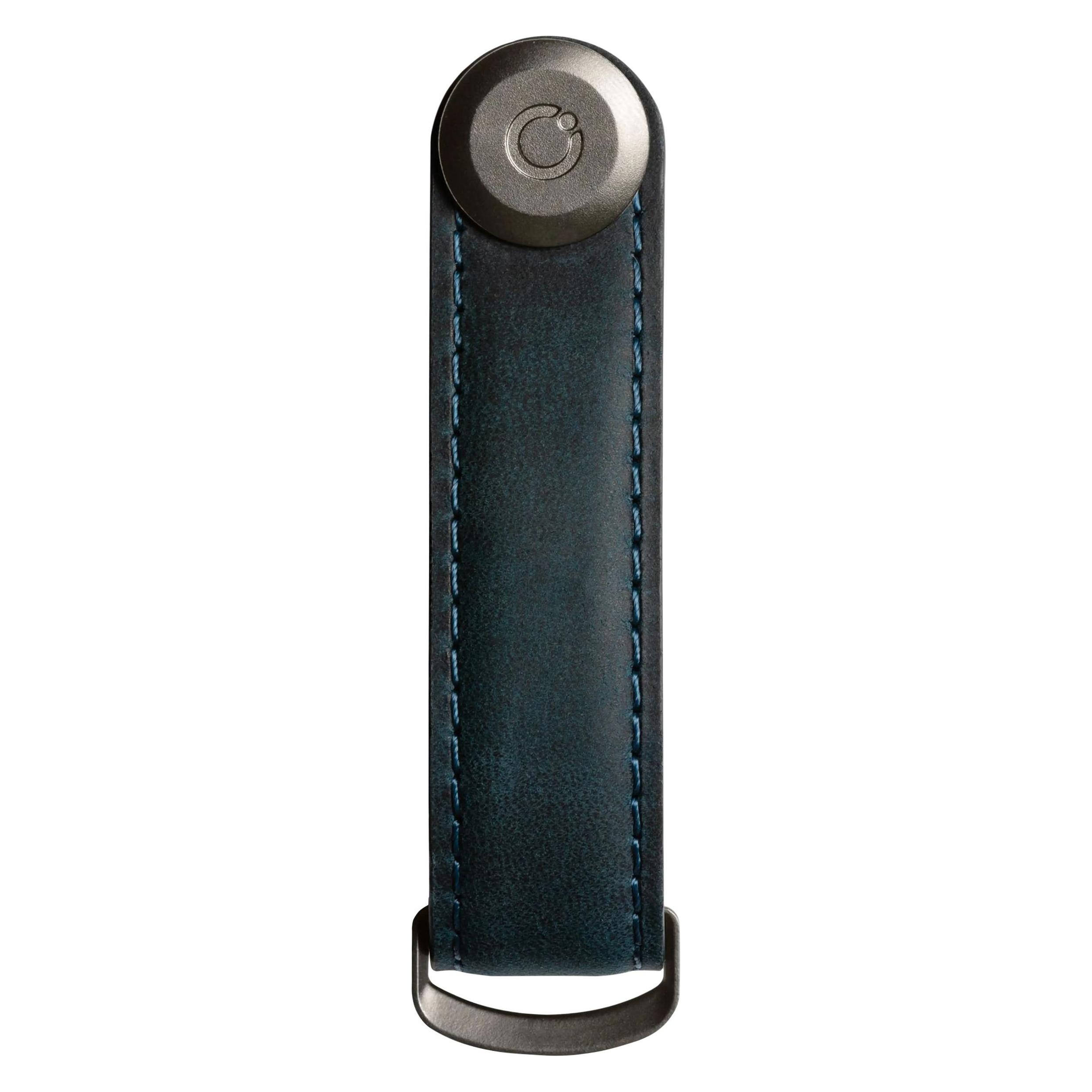 Orbitkey, Damen, Schlüsselanhänger, Crazy-Horse, Blau