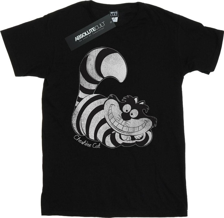 Actual product image Disney Mens Alice in Wonderland Mono Cheshire Cat T-Shirt (XL)