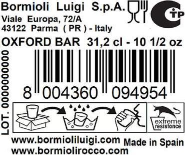 Immagine prodotto Bormioli Rocco Bar Oxford (3.10 dl, 6x, Bicchiere da whisky)