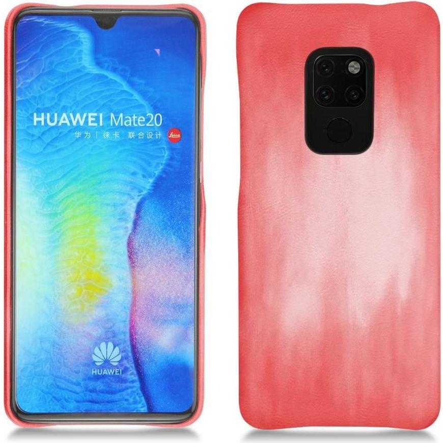 Noreve Lederschutzhülle (Huawei Mate 20), Smartphone Hülle, Rosa