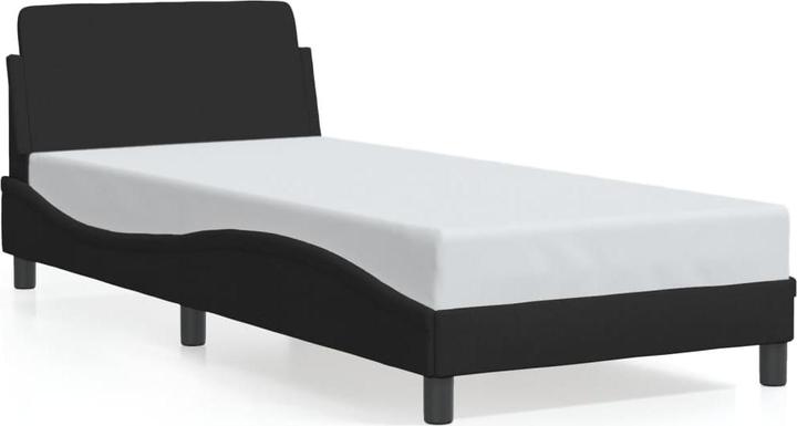 vidaXL Bettgestell mit Kopfteil Stoff (90 x 200 cm)