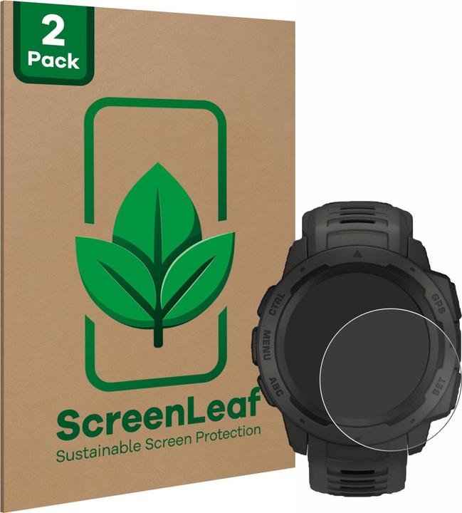 ScreenLeaf Schutzfolie nachhaltiger Displayschutz Displayschutzfolie Folie Klar Transparent (Instinct)