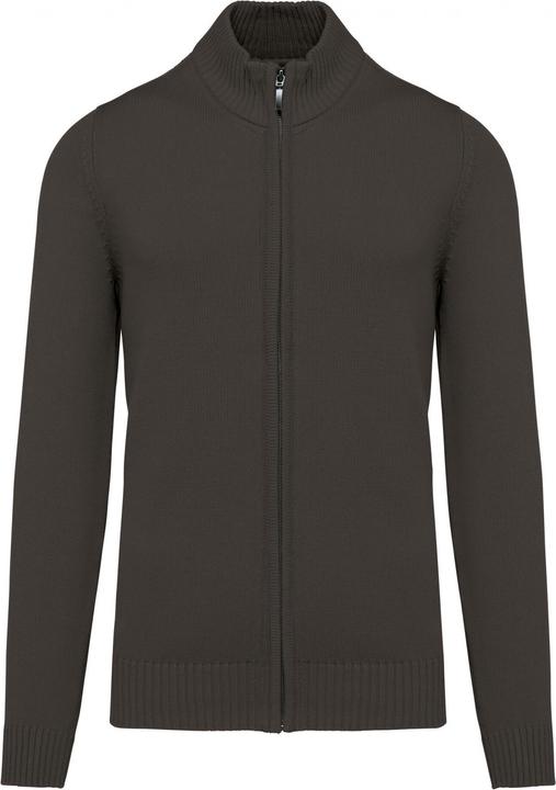 Produktbild Kariban Strickjacke mit Reissverschluss (L)