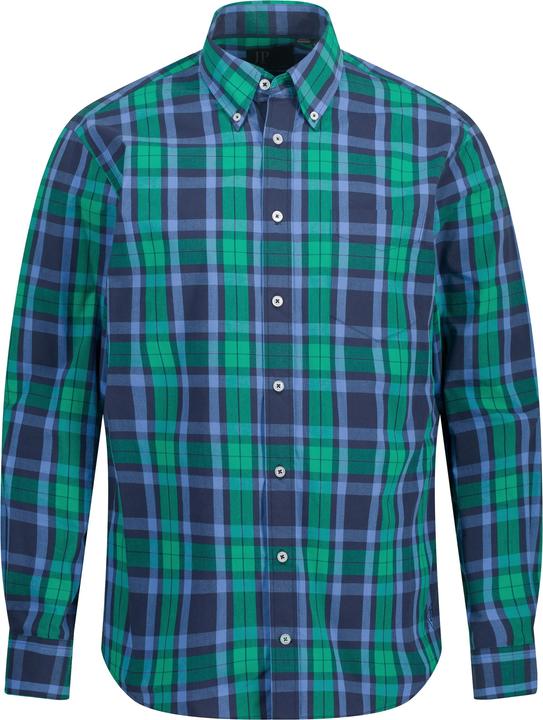 Produktbild JP1880 Karohemd, Langarm, Buttondown-Kragen, Modern Fit (3XL)