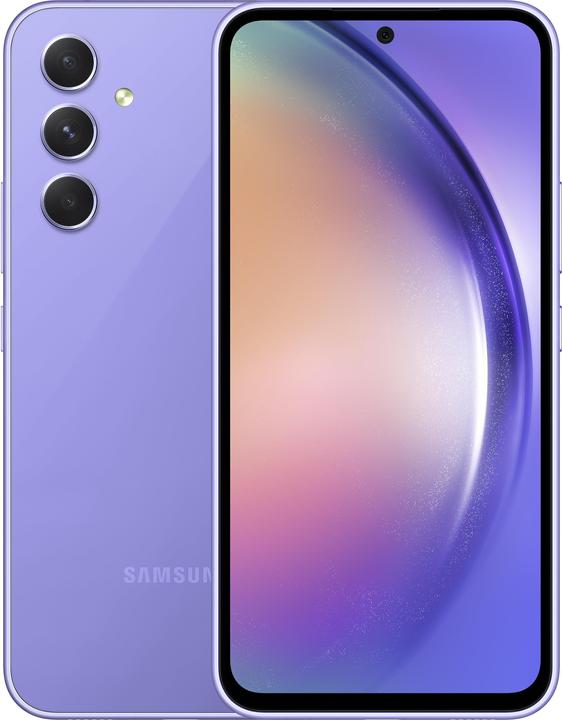 Produktbild Samsung Galaxy A54 5G (128 GB, Awesome Violet, 6.40", Hybrid Dual SIM, 50 Mpx, 5G)