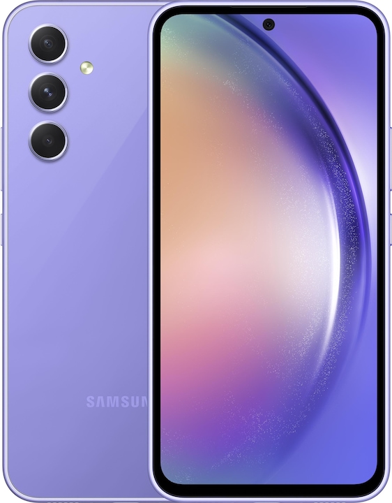 Image du produit Samsung Galaxy A54 5G (128 Go, Awesome Violet, 6.40", Double SIM hybride, 50 Mpx, 5G)