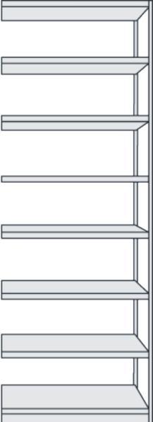 Actual product image kaiserkraft Office plug-in shelf, without back wall