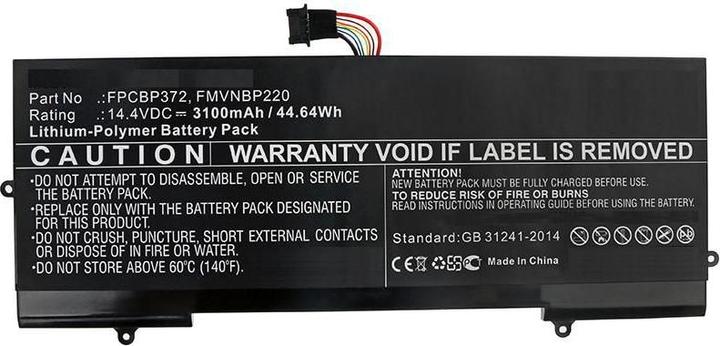 Immagine prodotto CoreParts Batteria del computer portatile per Fujitsu (1 Cella, 3100 mAh)