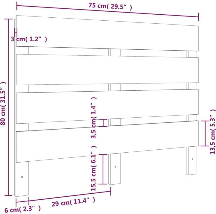 Immagine prodotto vidaXL Nikolia (75 x 3 x 80 cm)