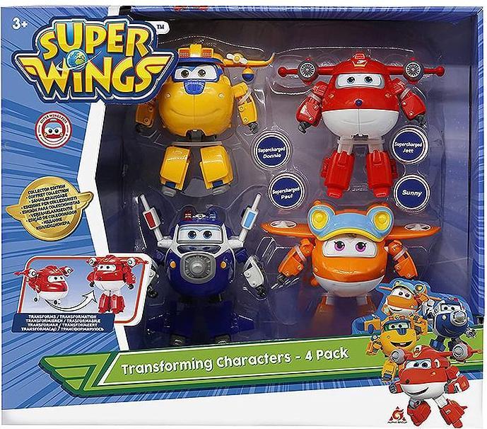 Actual product image Alpha Toys Set of 4 Transforming Characters