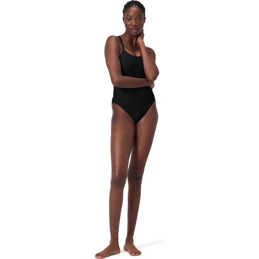 Thumbnail - Speedo, Damen, Badeanzug, Colorblock Racerback 1 Pc, Schwarz, (L)