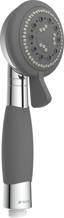 Schütte Shower head Bathroom VITAL Hand shower chrome grey Water-saving seal 60971 (4 Beam types, 16 l/min)