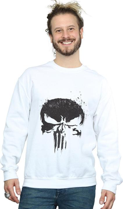 Image du produit - Sweat THE PUNISHER TV SKULL LOGO - Homme (L)