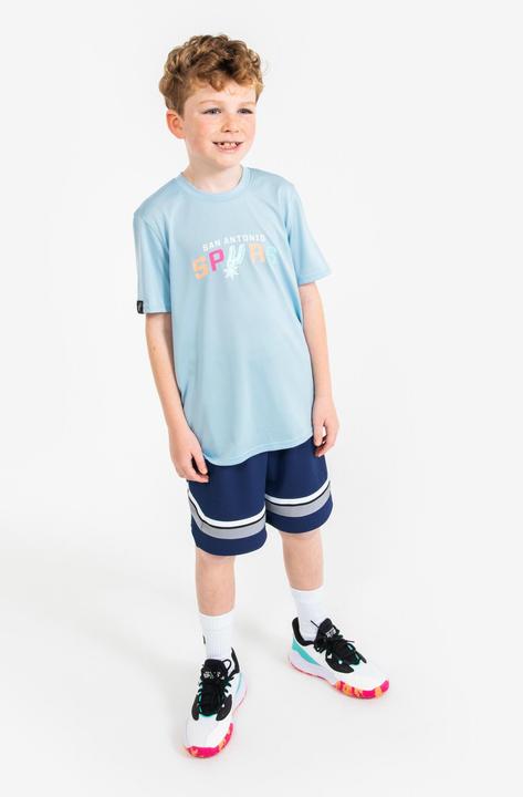 Image du produit Tarmak T-shirt de basketball nba spurs enfant - ts 900 jr bleu
