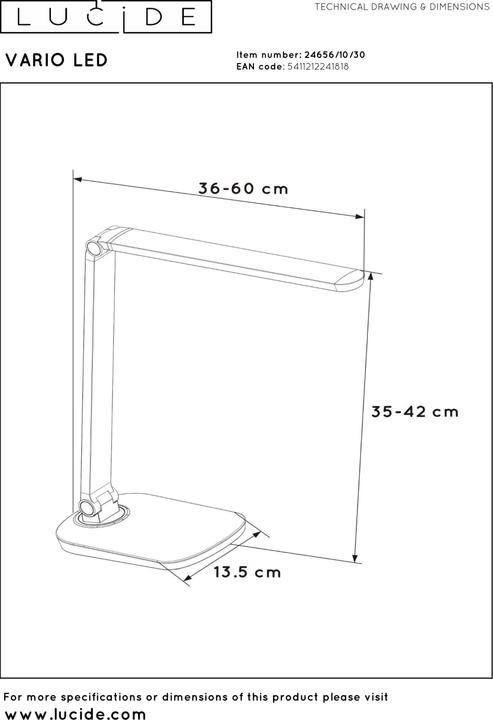 Actual product image Lucide vario (460 lm)