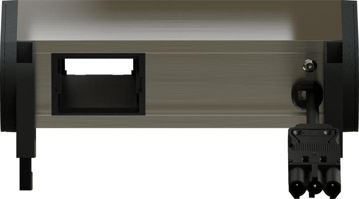 Actual product image IB Connect SUPRA socket outlet unit anodised 1x type 13 1x USB-A/C 1x empty (1x, Type 13)