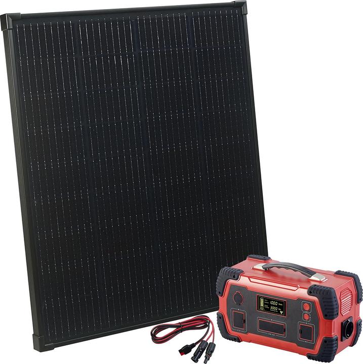 Produktbild Revolt Powerstation & Solar-Generator mit 110-Watt-Solarpanel (800 Wh)