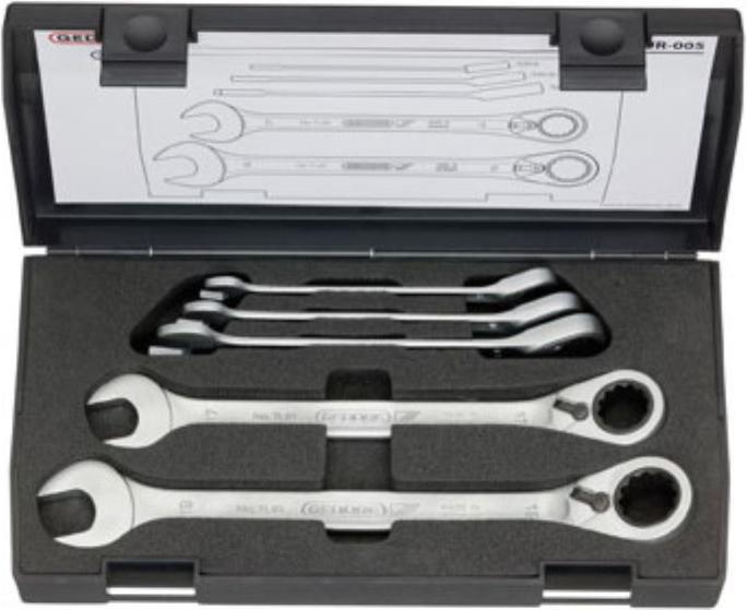 Actual product image Gedore Combination ratchet wrench set (19 mm, 8 mm, 10 mm, 14 mm, 18 mm, 11 mm, 12 mm, 17 mm, 15 mm, 13 mm, 9 mm, 16 mm)