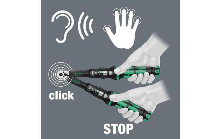 Image du produit Wera Click-Torque A 6 Set 1 (1/4", 2.50 - 25 Nm)